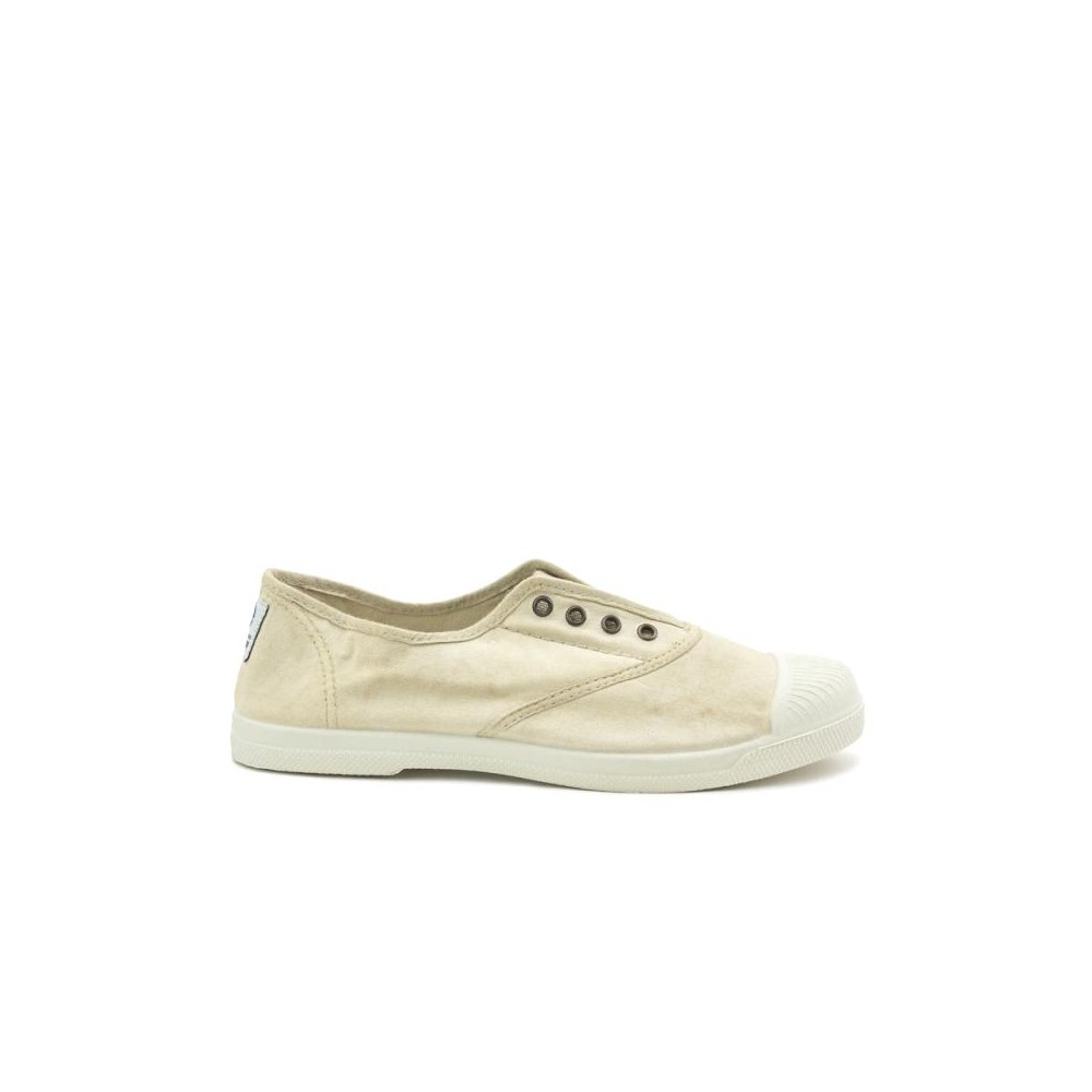 Zapatillas Lona Natural World 102e Mujer Beig