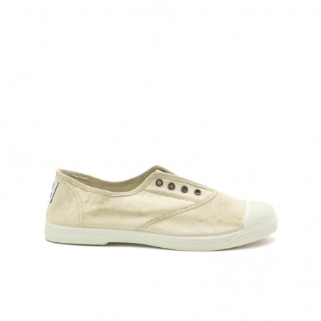 Zapatillas Lona Natural World 102e Mujer Beig