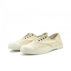 Zapatillas Lona Natural World 102e Mujer Beig