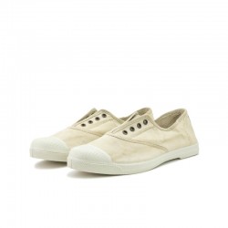 Zapatillas Lona Natural World 102e Mujer Beig