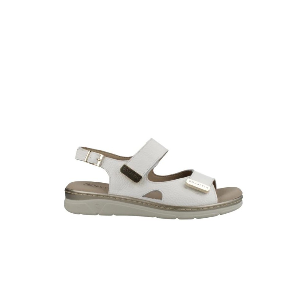Sandalias Planas Pitillos 11000 Mujer Blanco