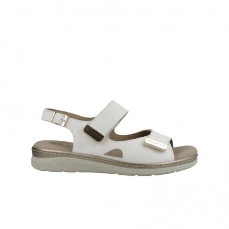 Sandalias Planas Pitillos 11000 Mujer Blanco