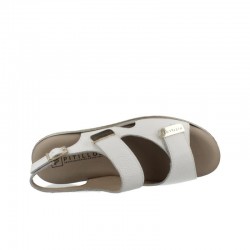 Sandalias Planas Pitillos 11000 Mujer Blanco