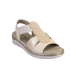 Sandalias Planas Pitillos 11002 Mujer Beig