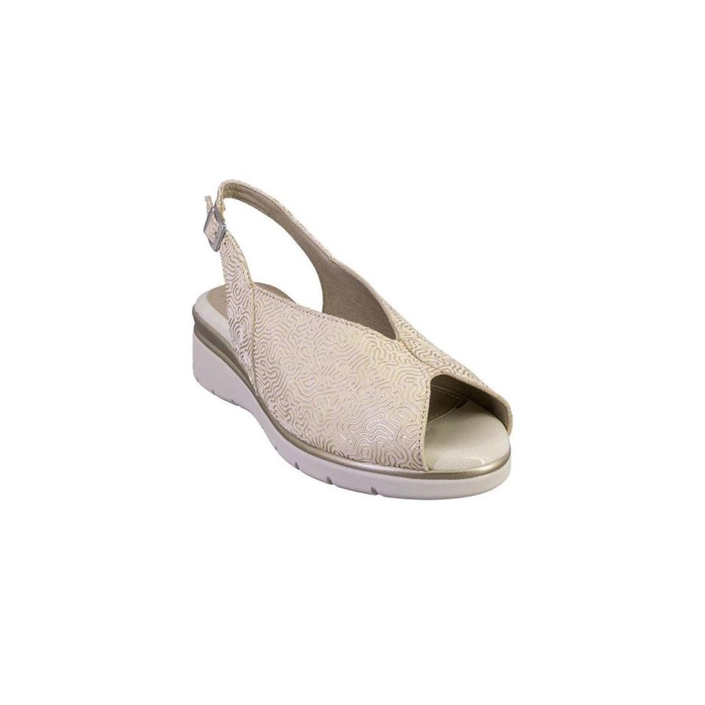 Sandalias Planas Pitillos 11044 Mujer Oro
