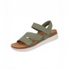 Sandalias Planas Skechers Lifted Comfort Mujer Verde