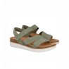 Sandalias Planas Skechers Lifted Comfort Mujer Verde