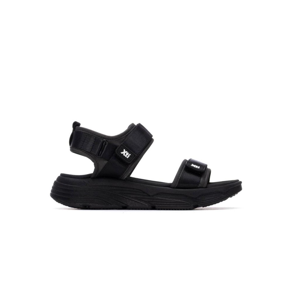 Sandalias Planas Xti 145264 Mujer Negro