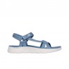 Sandalias Planas Skechers 141451 Mujer Azul