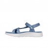 Sandalias Planas Skechers 141451 Mujer Azul