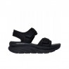 Sandalias Planas Skechers D'lux Walker - Adored Days Mujer Negro-negro