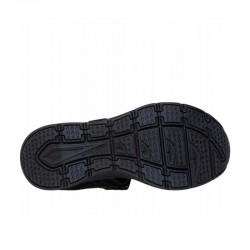 Sandalias Planas Skechers D'lux Walker - Adored Days Mujer Negro-negro