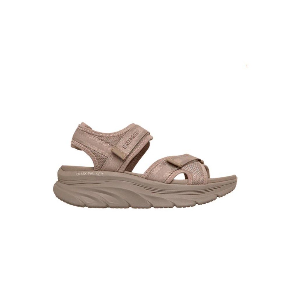 Sandalias Planas Skechers 163585 Mujer Taupe