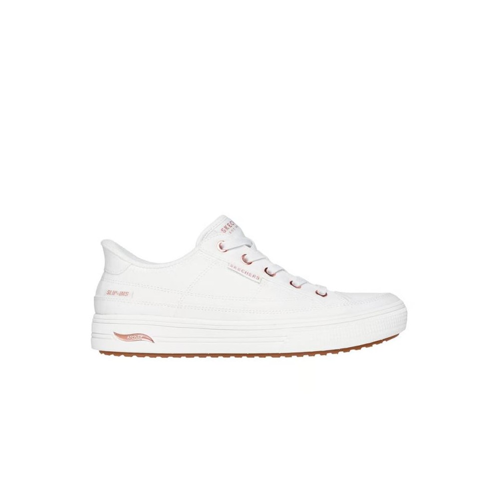 Sneakers Skechers Arch Fit Arcade - See Ya There Mujer Blanco
