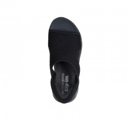 Sandalias Planas Skechers Summits - Sweetly Evolved Mujer Negro