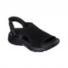 Sandalias Planas Skechers Summits - Sweetly Evolved Mujer Negro