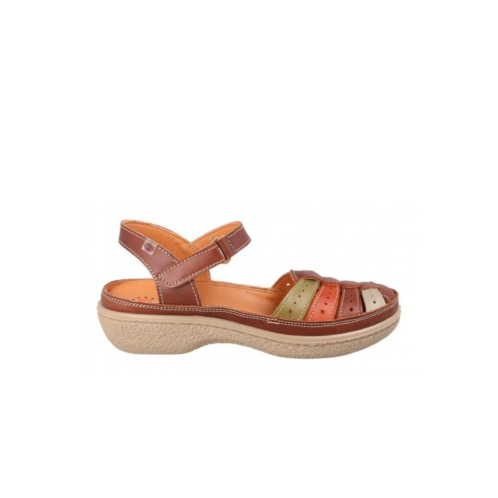 Sandalias Planas Laura Azaña 11985 Mujer Cuero