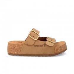 Sandalias Planas Inter-bios 2007s Mujer Beig