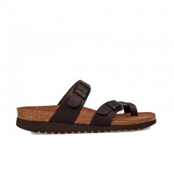 Sandalias Planas Inter-bios 7212 Mujer Moka