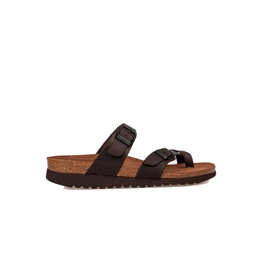 Sandalias Planas Inter-bios 7212 Mujer Moka