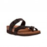 Sandalias Planas Inter-bios 7212 Mujer Moka