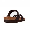 Sandalias Planas Inter-bios 7212 Mujer Moka