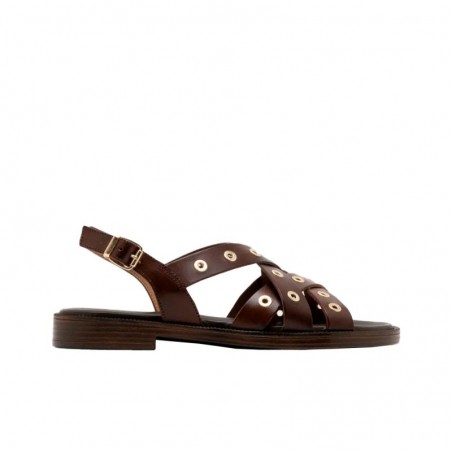 Sandalias Planas Porronet 3234 Mujer Moka