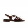 Sandalias Planas Porronet 3234 Mujer Moka