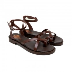 Sandalias Planas Porronet 3230 Mujer Moka