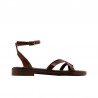Sandalias Planas Porronet 3230 Mujer Moka