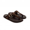 Sandalias Planas Porronet 3294 Mujer Moka