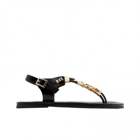 Sandalias Planas Porronet 3205 Mujer Negro
