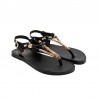 Sandalias Planas Porronet 3205 Mujer Negro
