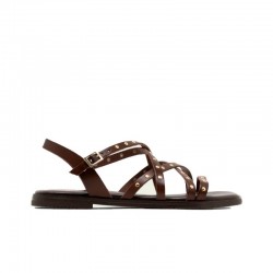 Sandalias Planas Porronet 3223 Mujer Moka
