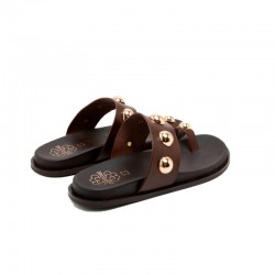 Sandalias Planas Porronet 3297 Mujer Moka