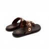Sandalias Planas Porronet 3297 Mujer Moka