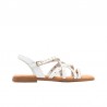 Sandalias Planas Porronet 3223 Mujer Blanco
