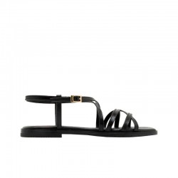 Sandalias Planas Porronet 3221 Mujer Negro