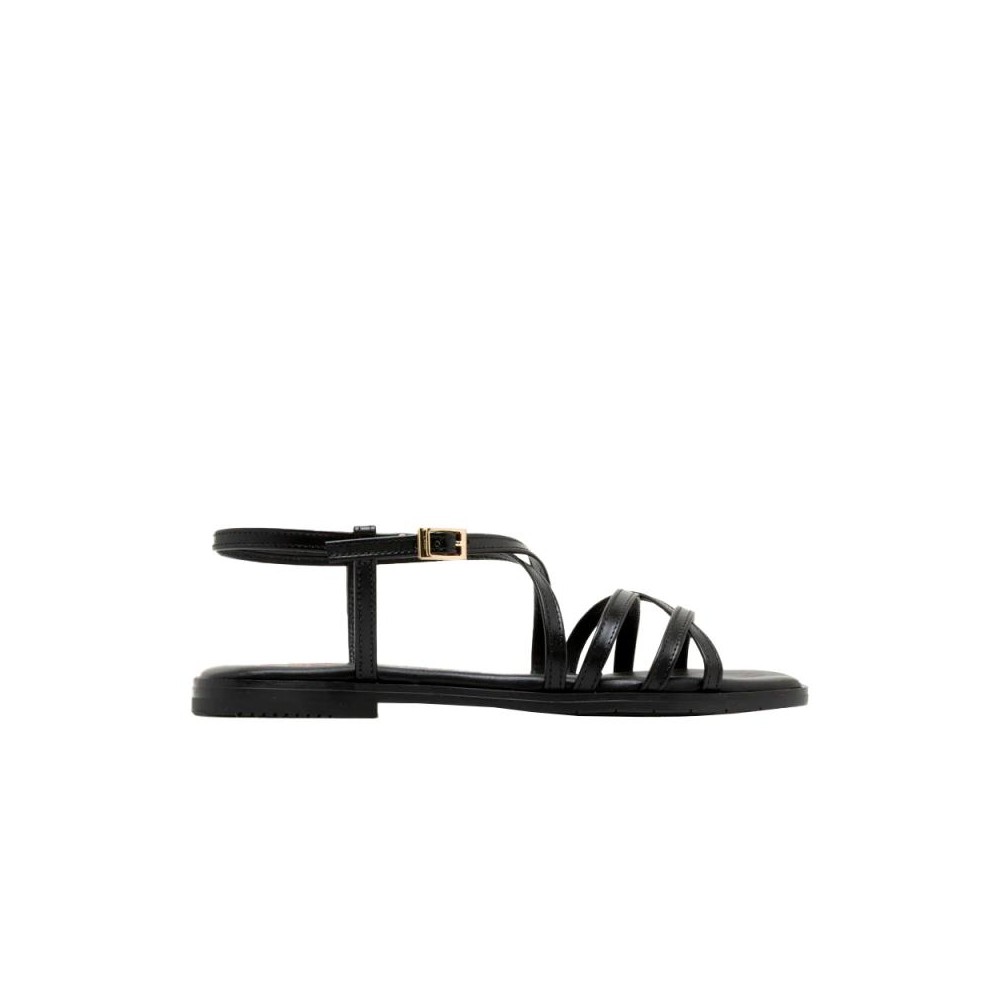 Sandalias Planas Porronet 3221 Mujer Negro