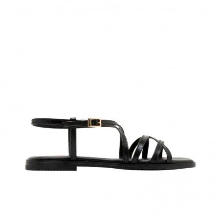 Sandalias Planas Porronet 3221 Mujer Negro