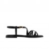 Sandalias Planas Porronet 3221 Mujer Negro