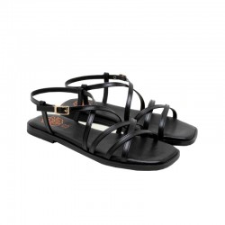 Sandalias Planas Porronet 3221 Mujer Negro