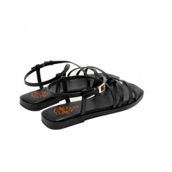 Sandalias Planas Porronet 3221 Mujer Negro