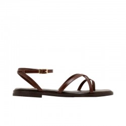 Sandalias Planas Porronet 3222 Mujer Moka