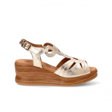 Cuñas Pitillos 11050 Mujer Oro