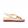 Sandalias Planas Pikolinos W8k-1839 Mujer Beig