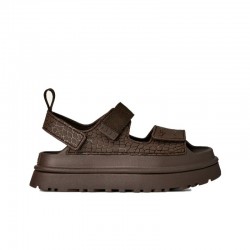 Sandalias Planas Ugg W Goldenglow Embossed Mujer Marron