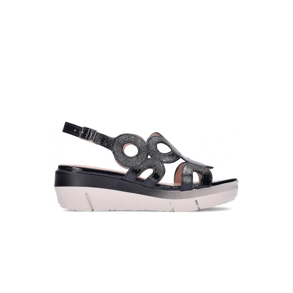 Cuñas Wonders 8282 Mujer Negro
