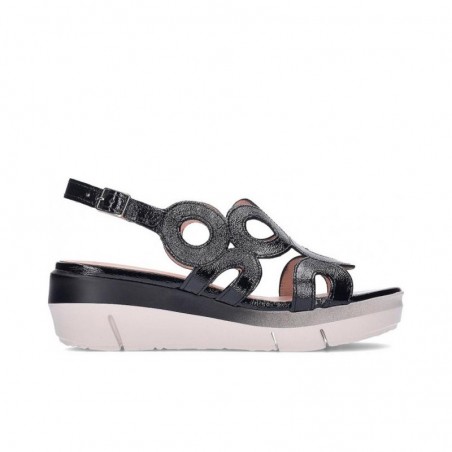 Cuñas Wonders 8282 Mujer Negro