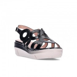 Cuñas Wonders 8282 Mujer Negro